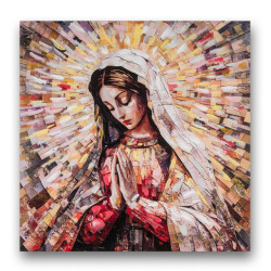 Set 2 cuadros religiosos Multicolor