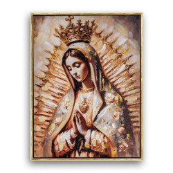 Set 2 cuadros religiosos Multicolor