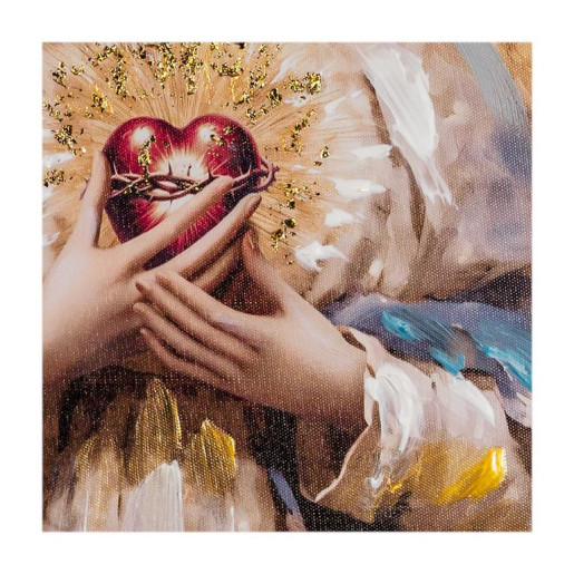 Set 2 cuadros religiosos Multicolor