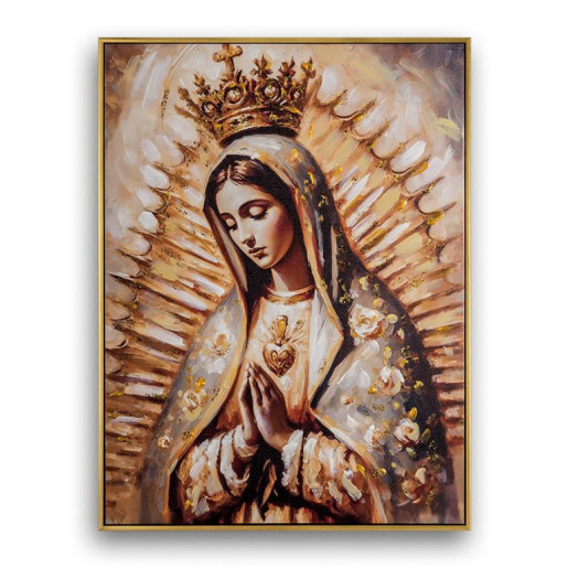 Set 2 cuadros religiosos Multicolor