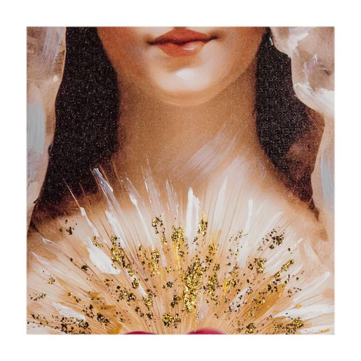 Set 2 cuadros religiosos Multicolor