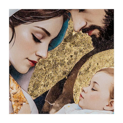 Set 2 cuadros religiosos Multicolor