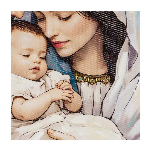 Set 2 cuadros religiosos Multicolor