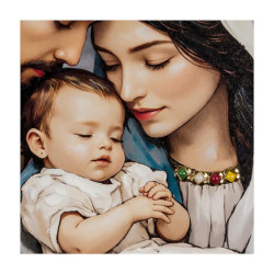 Set 2 cuadros religiosos Multicolor