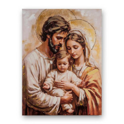 Set 2 cuadros religiosos Multicolor