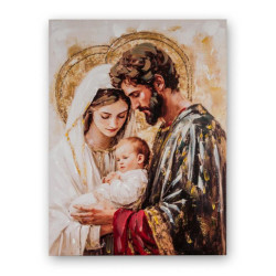 Set 2 cuadros religiosos Multicolor