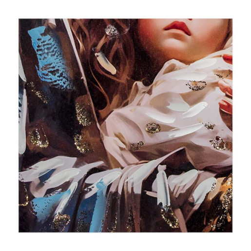 Set 2 cuadros religiosos Multicolor