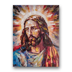 Set 2 cuadros religiosos Multicolor