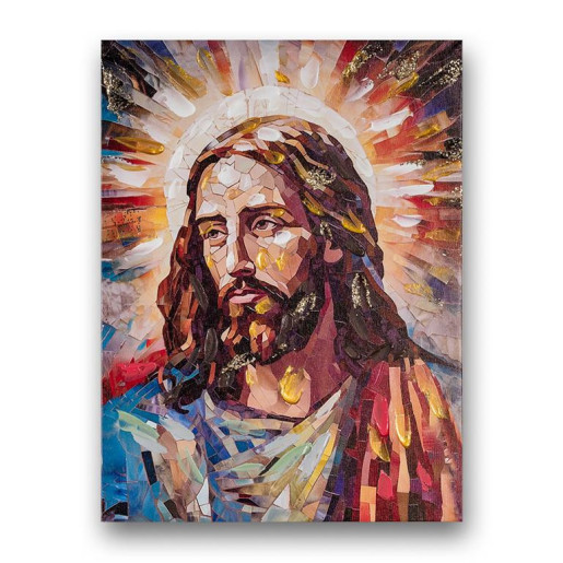 Set 2 cuadros religiosos Multicolor