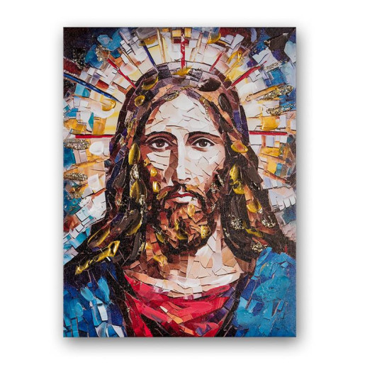 Set 2 cuadros religiosos Multicolor