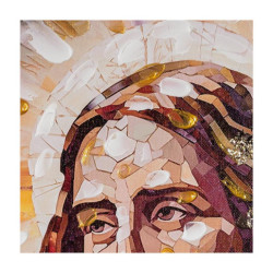 Set 2 cuadros religiosos Multicolor