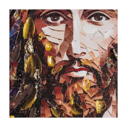 Set 2 cuadros religiosos Multicolor