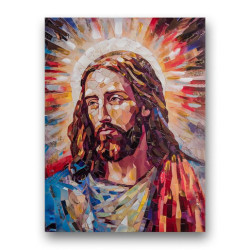 Set 2 cuadros religiosos Multicolor