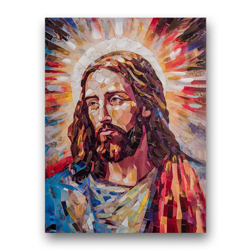 Set 2 cuadros religiosos Multicolor