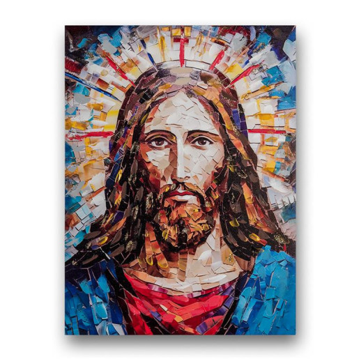 Set 2 cuadros religiosos Multicolor