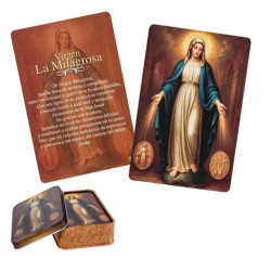 Caja de 60 estampitas Multicolor