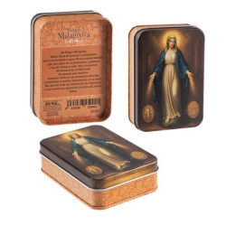 Caja de 60 estampitas Multicolor