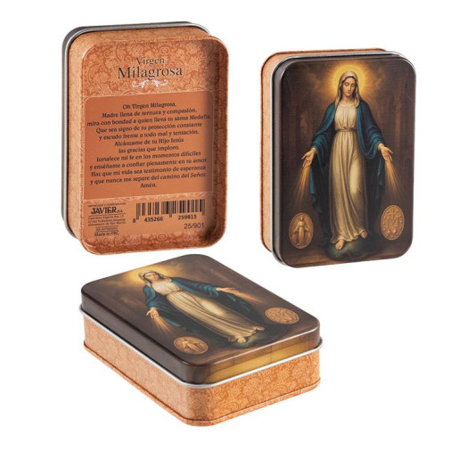 Caja de 60 estampitas Multicolor