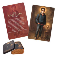 Caja de 60 estampitas Multicolor