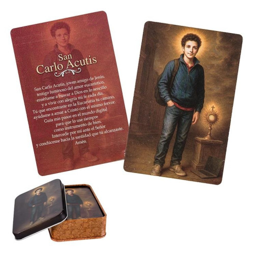 Caja de 60 estampitas Multicolor