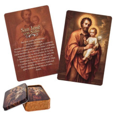 Caja de 60 estampitas Multicolor