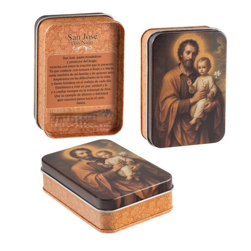 Caja de 60 estampitas Multicolor