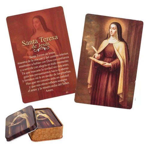 Caja de 60 estampitas Multicolor