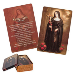 Caja de 60 estampitas Multicolor