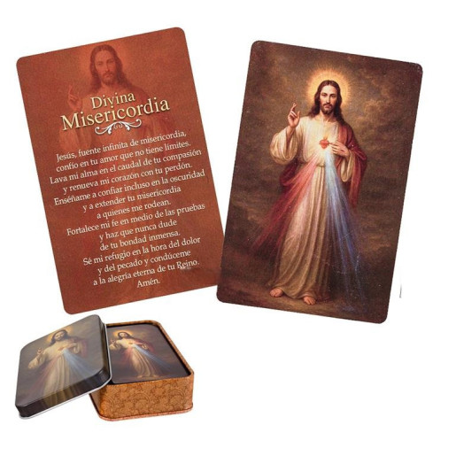 Caja de 60 estampitas Multicolor