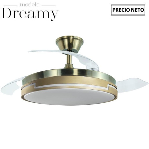 Ventilador dreamy cuero