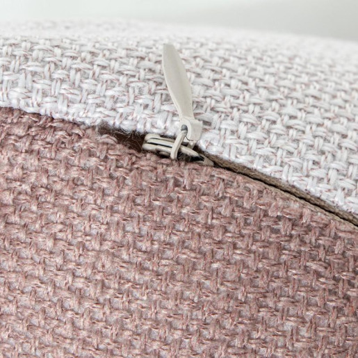 Cojin burdeos y blanco