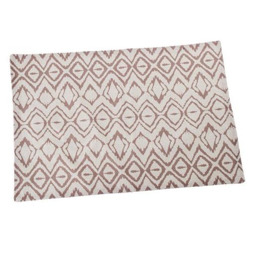 Set 6 salvamantel  burdeos y blanco