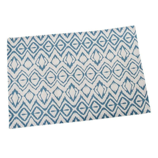 Set 6 salvamantel  azul y blanco