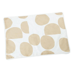 Set 6 salvamantel beig y blanco