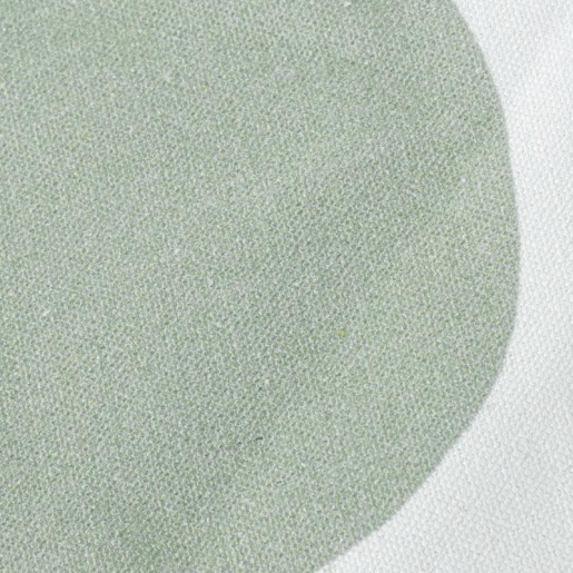 Set 6 Salvamantel verde y blanco