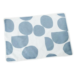 Set 6 salvamantel azul y blanco