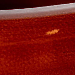 Macetero  marron brillo