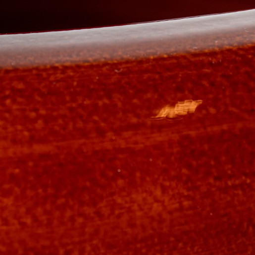 Macetero  marron brillo