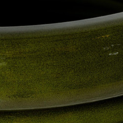 Macetero  verde brillo