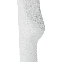 Figura pierna mujer blanco arena y dorado
