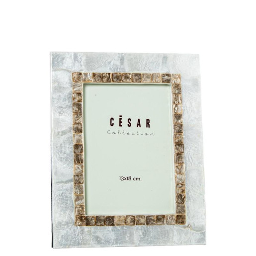 Portafotos natural y tostado