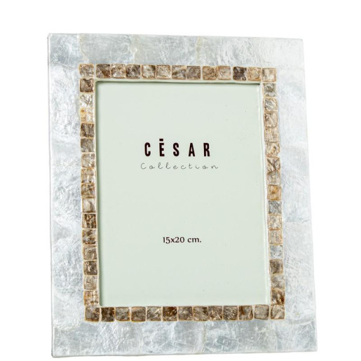 Portafotos natural y tostado