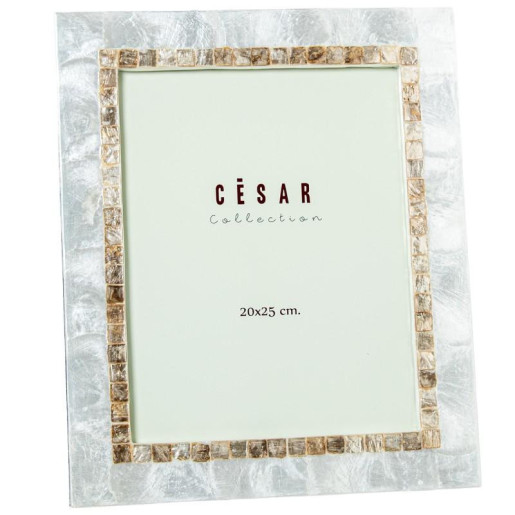 Portafotos natural y tostado