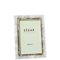 Portafotos natural y tostado