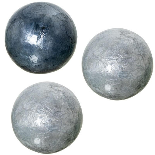 Set 3 bolas grises