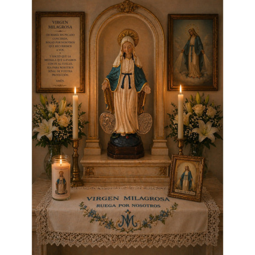 Virgen Milagrosa 20 cm