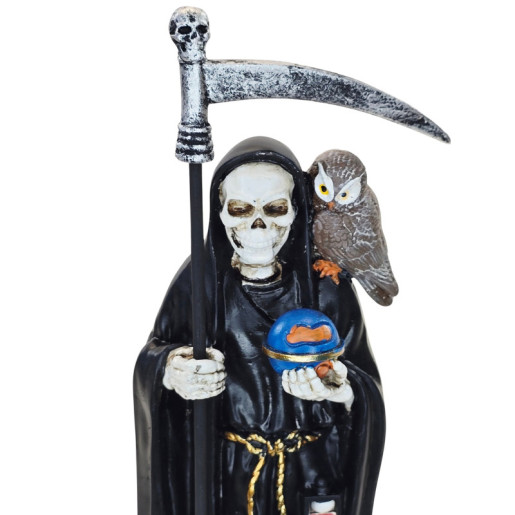 Santa Muerte Negra 20 cm