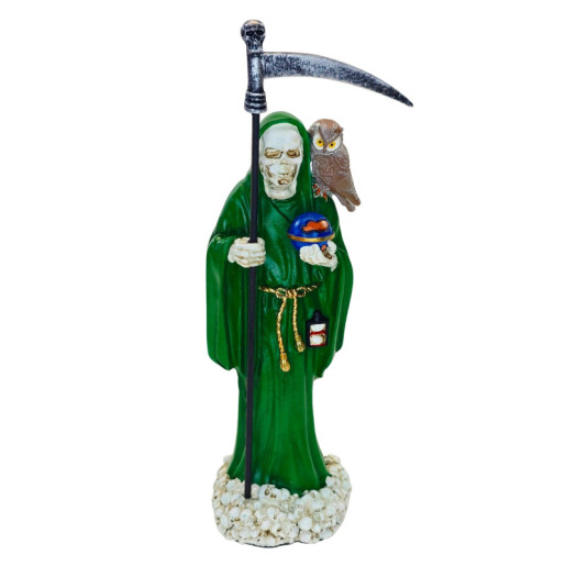 Santa Muerte Verde 20 cm