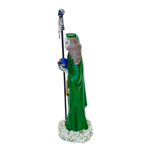 Santa Muerte Verde 20 cm