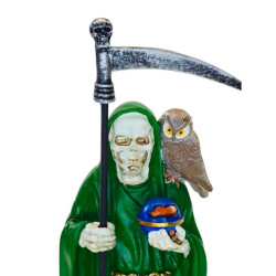 Santa Muerte Verde 20 cm